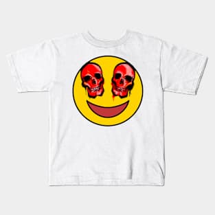 SKULL AT THE FIRST SIGHT Kids T-Shirt